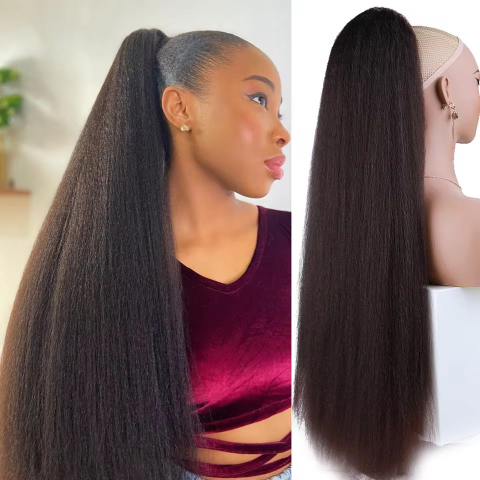 Yaki textured ponytail (fiber