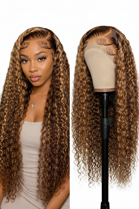 13x4 Human hair curly wig p4/30