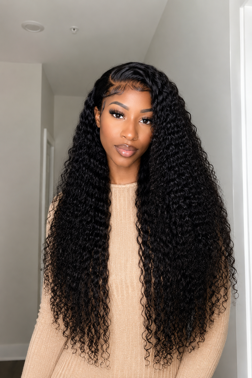13x4 Kinky curl human hair wig