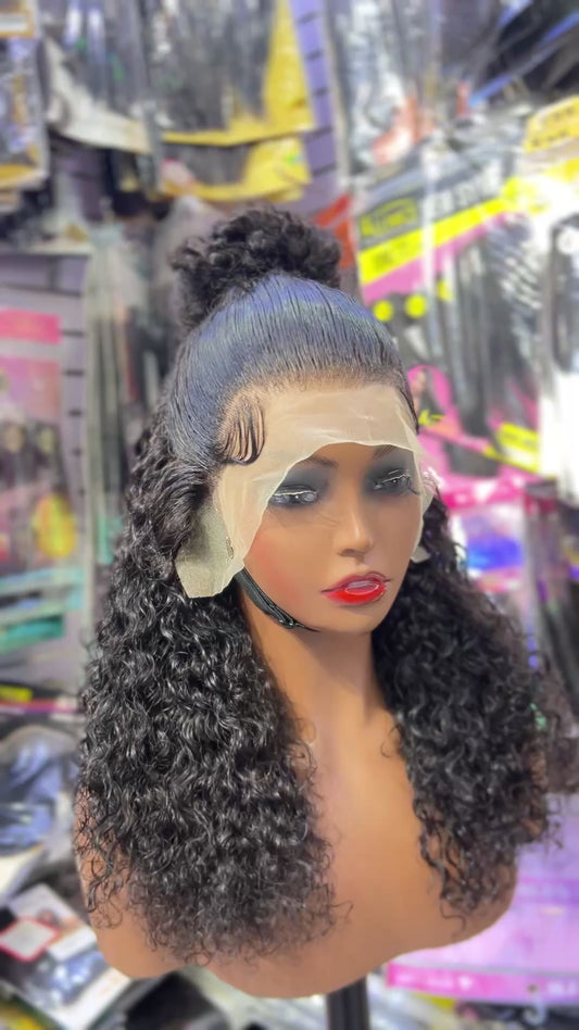 LF pixie curls frontal wig unit