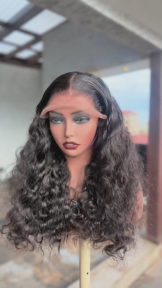 6x8 lace Raw Donor Loose Wave Wig – 100% Raw Human Hair | Luxury Natural Loose Wave Wig